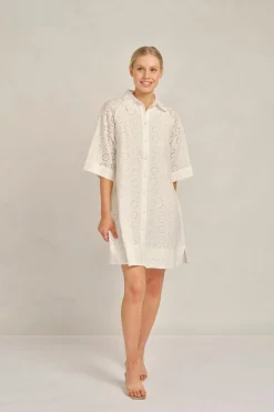 Women Alessandra Aurienne Dress Posy - White