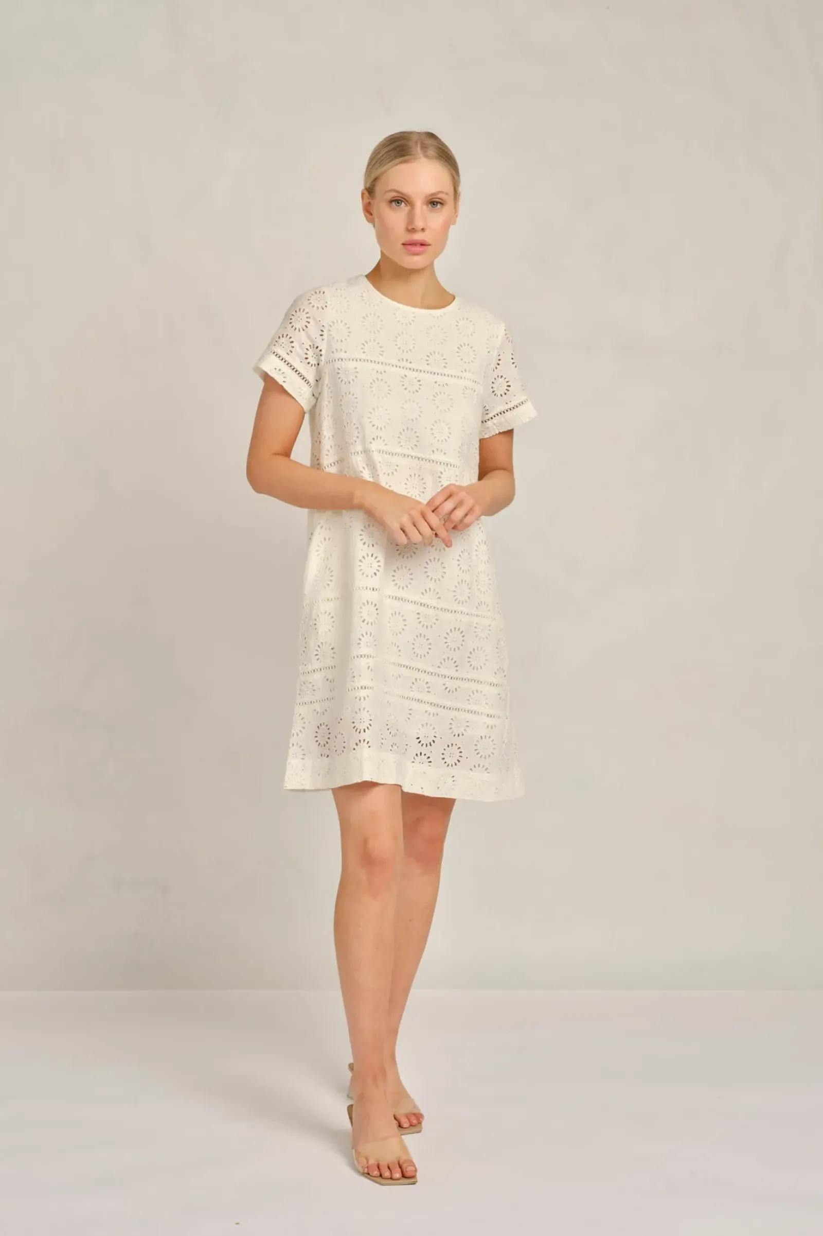 Women Alessandra Aurienne Dress Posy - White