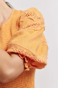 Women Alessandra Claudia Dress - Marigold