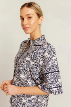 Women Alessandra Lia Shirt Raya - Navy
