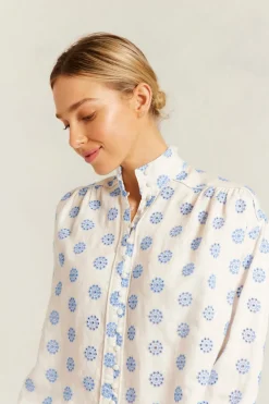 Women Alessandra Rosemary Shirt Posy - Bluebell