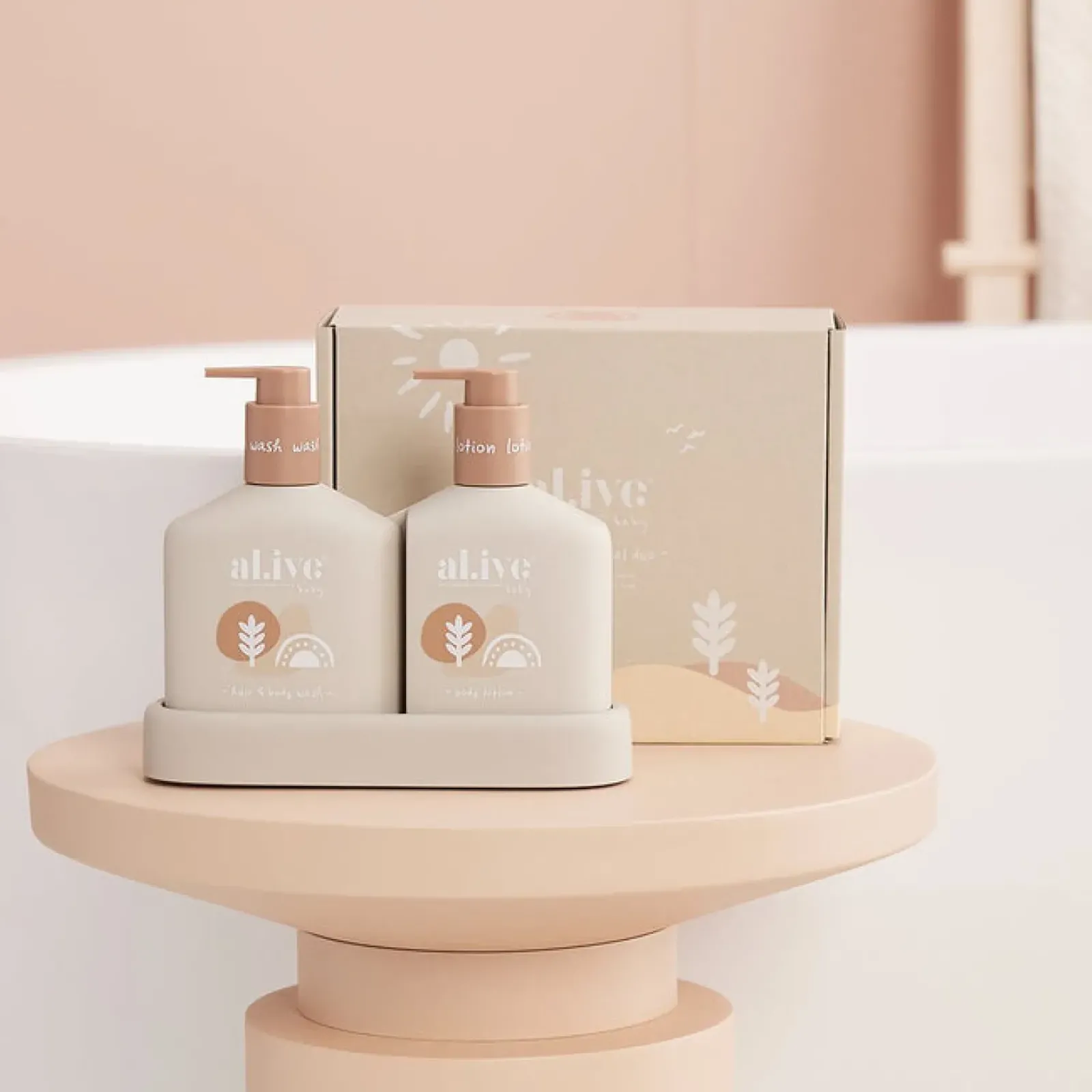 Al.ive Baby Hair & Body Duo - Calming Oatmeal