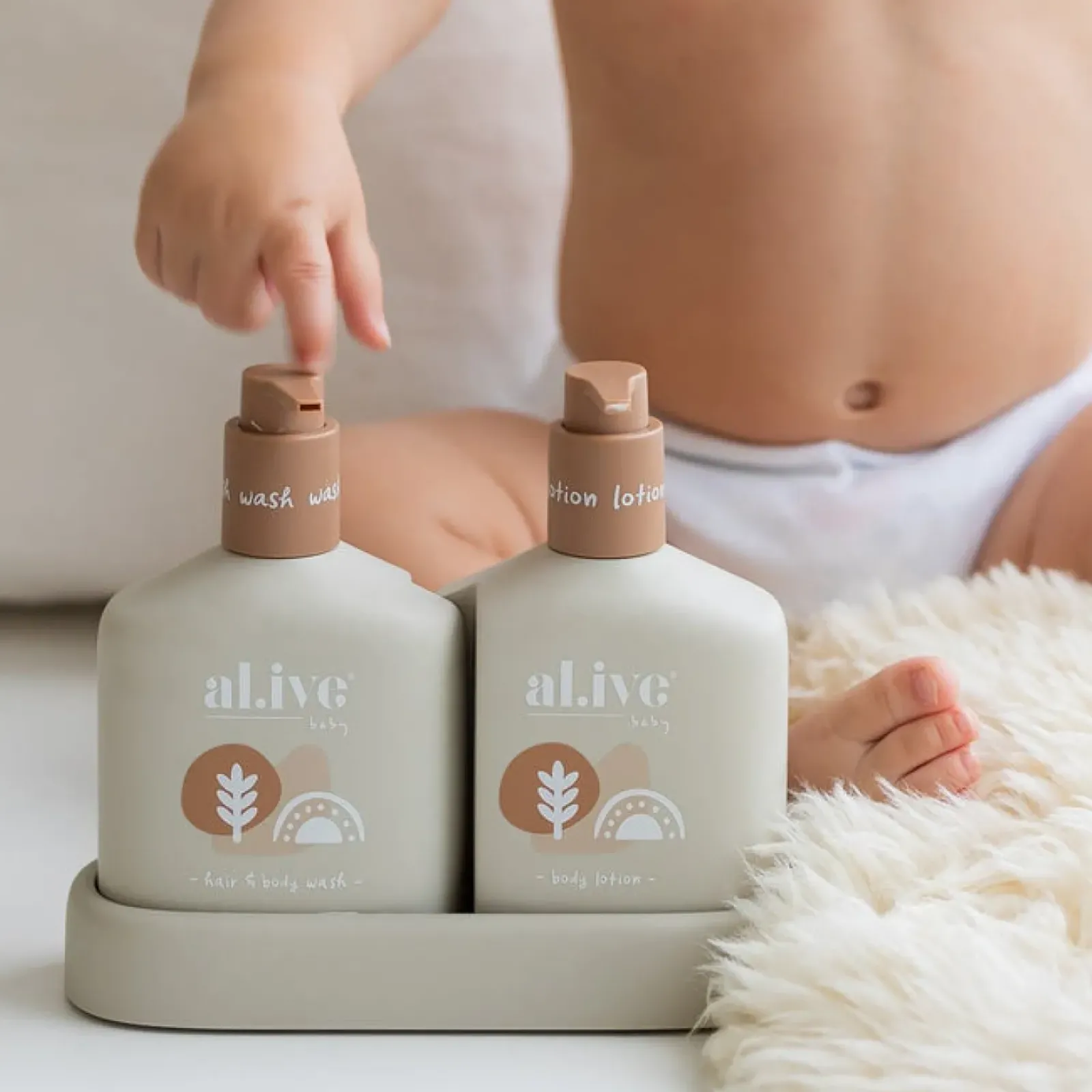 Al.ive Baby Hair & Body Duo - Calming Oatmeal