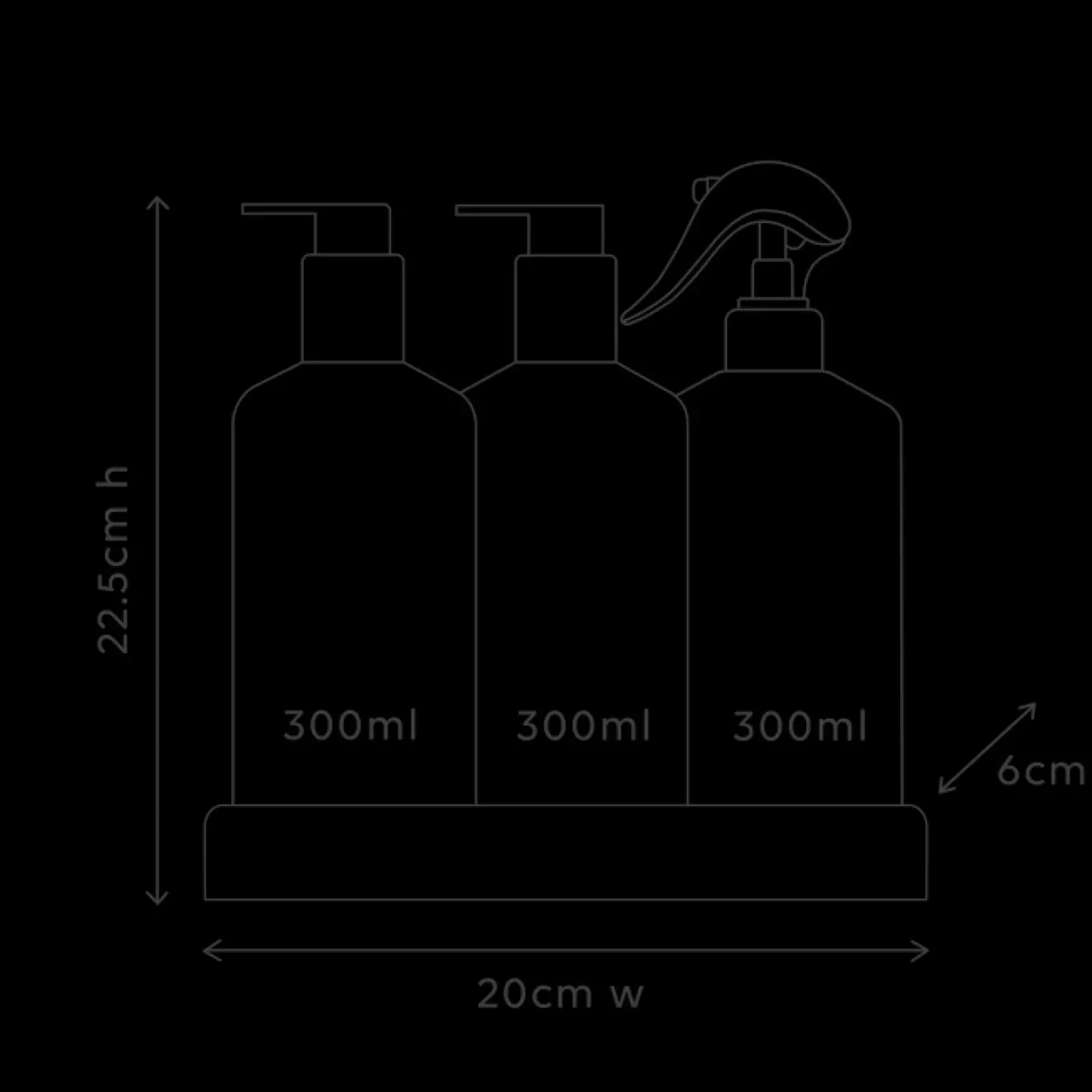 Al.ive Premium Bench Trio - Dish/Wash/Bench