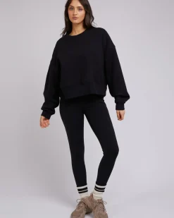 Women All About Eve Active Tonal Sweater - Black