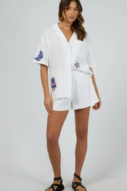 Women All About Eve Daria Shirt - White