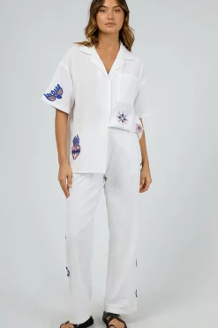 Women All About Eve Daria Shirt - White