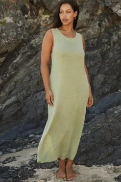 Women ARCAA Brie Long Dress - Aloe