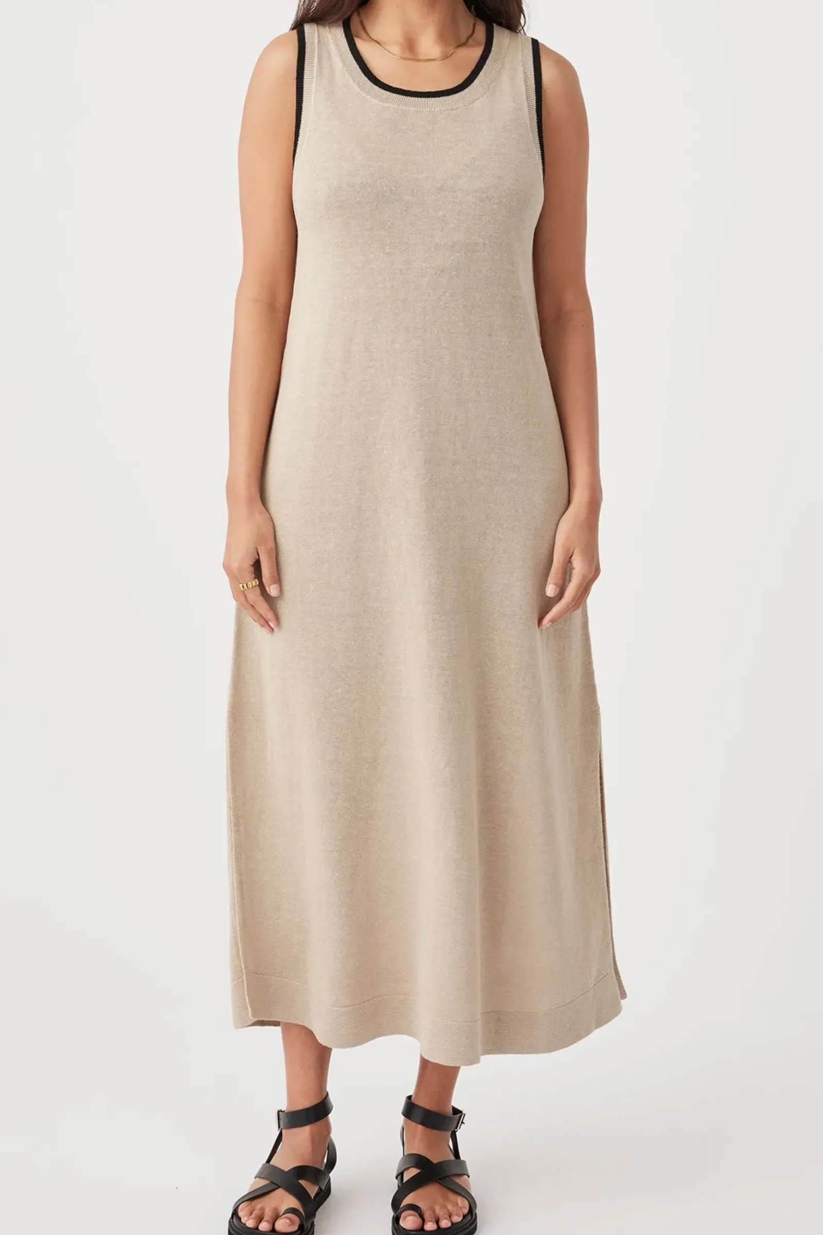 Women ARCAA Brie Long Dress - Taupe