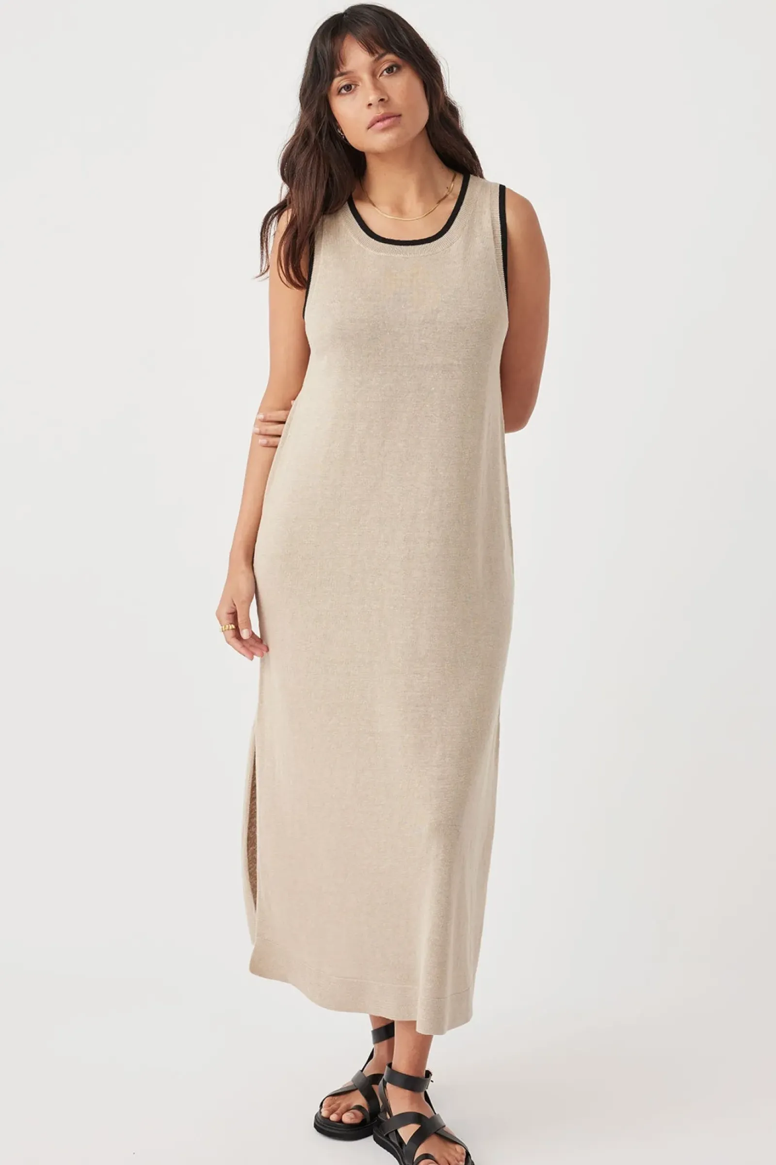 Women ARCAA Brie Long Dress - Taupe