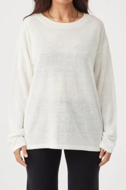 Women ARCAA Hugo Long Sleeve T-Shirt - Cream