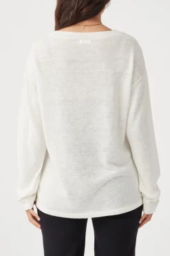 Women ARCAA Hugo Long Sleeve T-Shirt - Cream