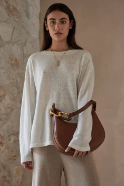 Women ARCAA Hugo Long Sleeve T-Shirt - Cream