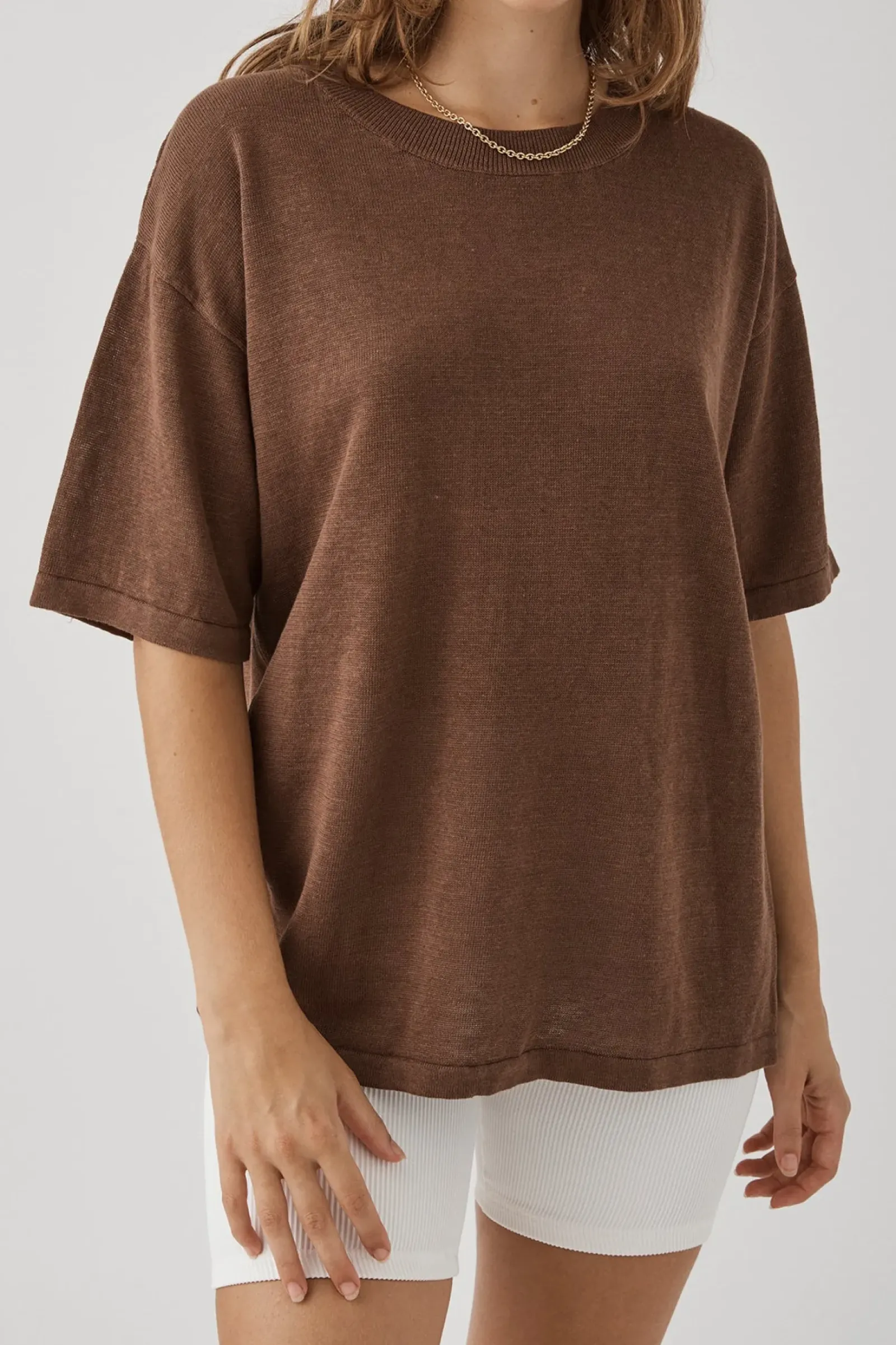 Women ARCAA Hugo T Shirt - Chocolate