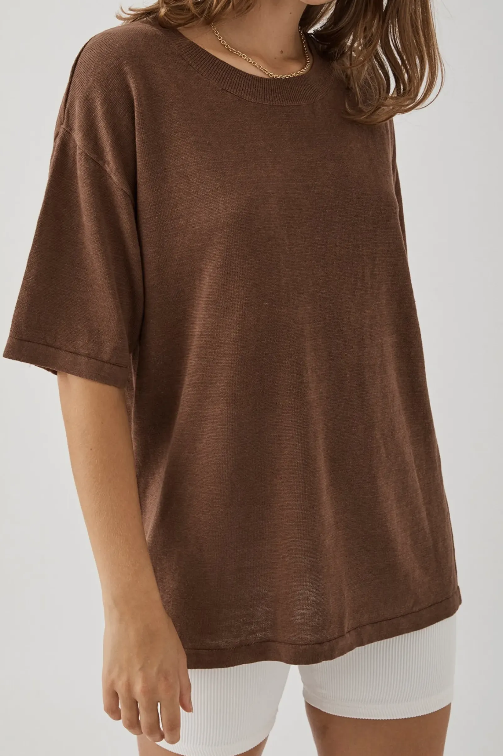 Women ARCAA Hugo T Shirt - Chocolate