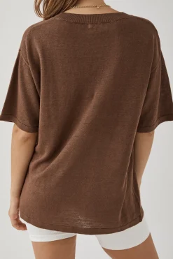 Women ARCAA Hugo T Shirt - Chocolate