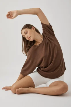 Women ARCAA Hugo T Shirt - Chocolate