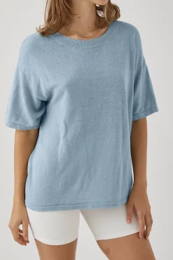 Women ARCAA Hugo T Shirt - Sky