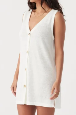 Women ARCAA Julia Mini Dress - Cream