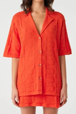 Women ARCAA Lara Shirt - Hibiscus