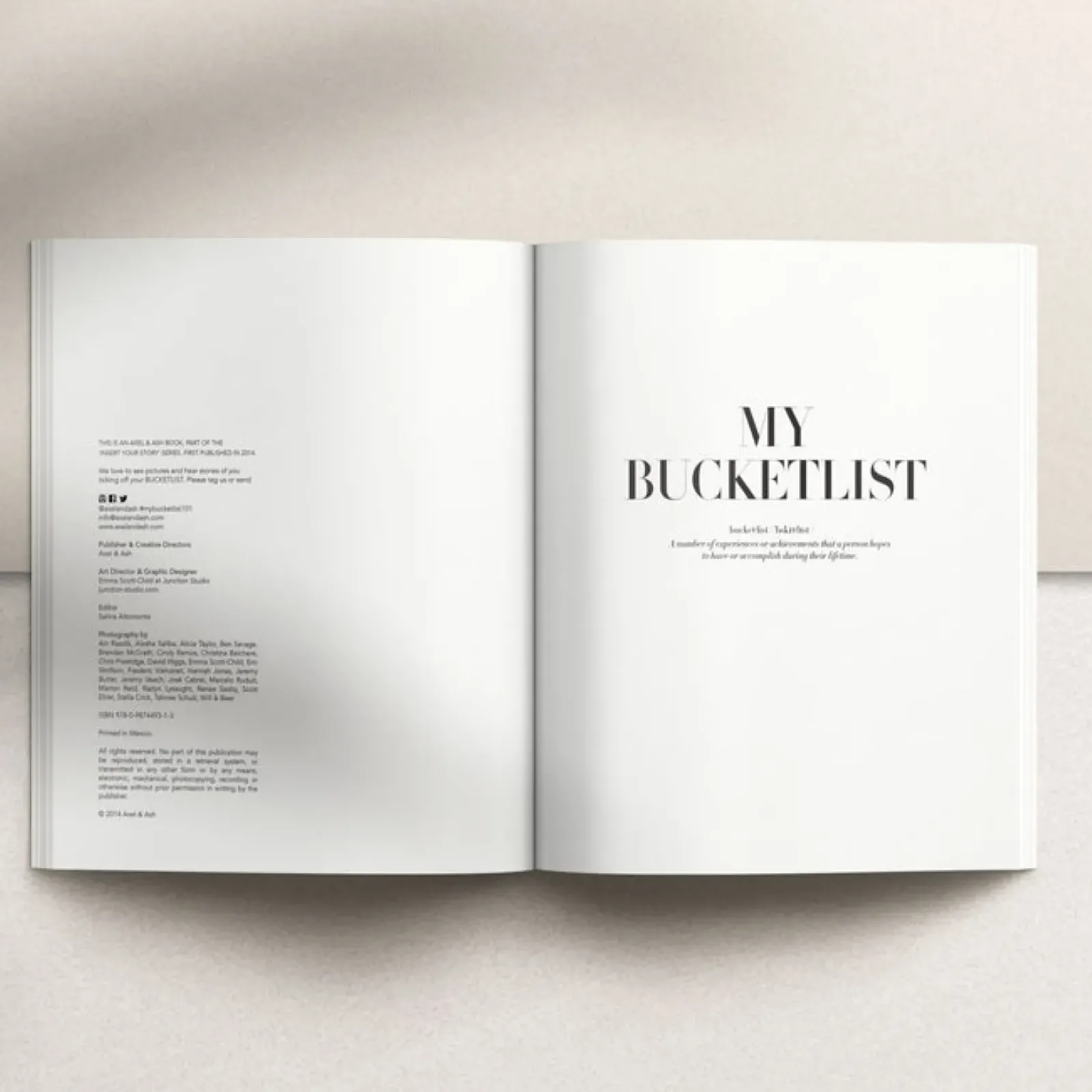 Axel and Ash Axel & Ash - My Bucket List Oat