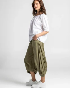 Women Boom Shankar Guru Pant - Olive