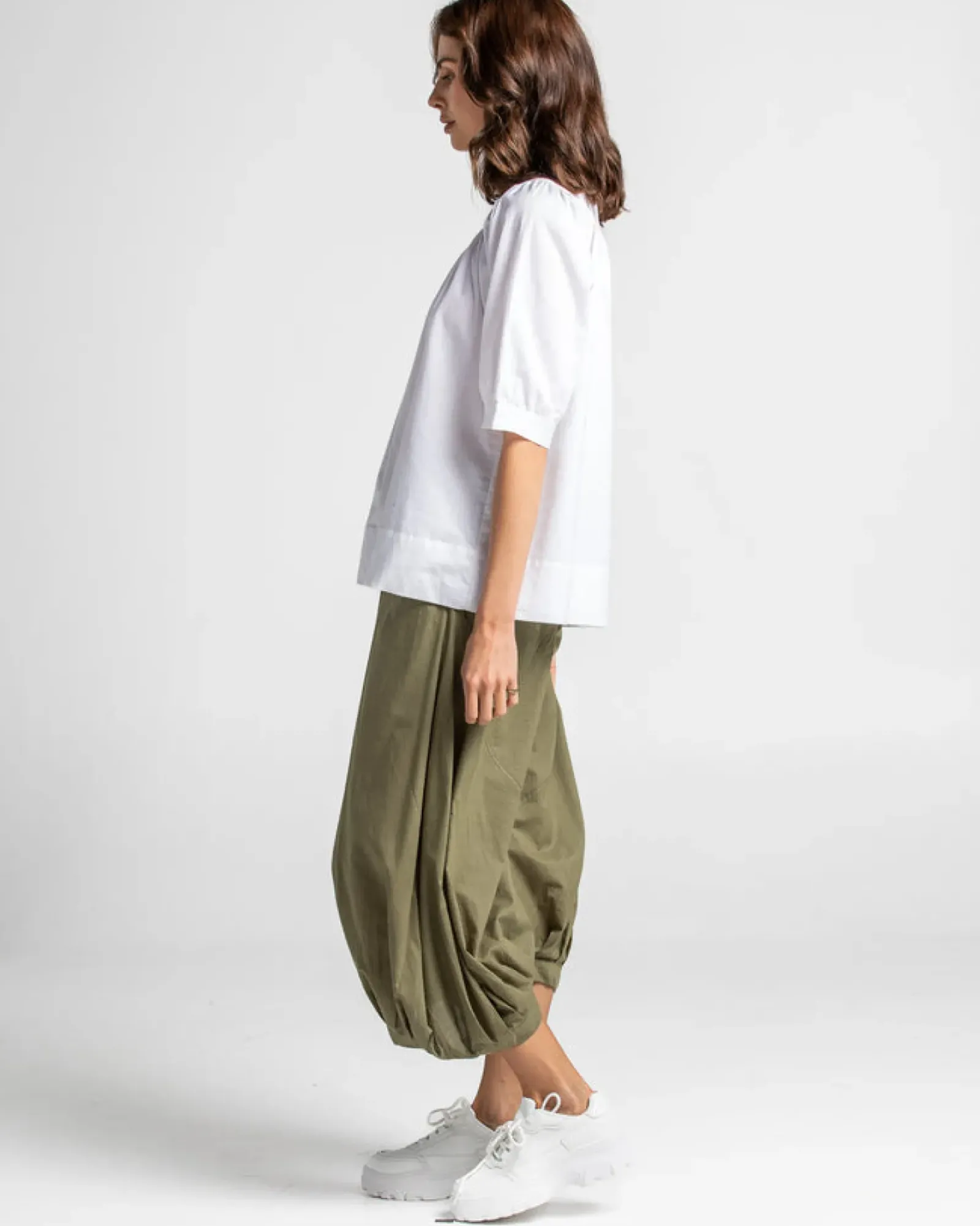 Women Boom Shankar Guru Pant - Olive