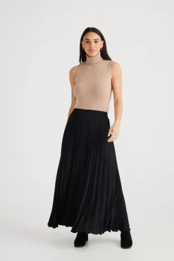 Women Brave & True Brave & True Alias Pleated Skirt - Black