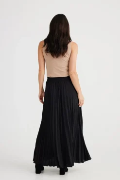 Women Brave & True Brave & True Alias Pleated Skirt - Black