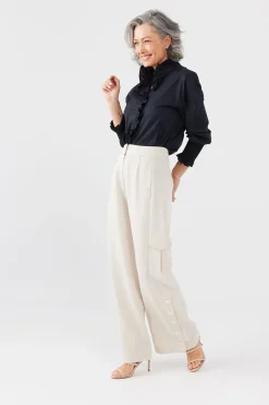 Women Brave & True Brave & True The Countess Shirt - Black