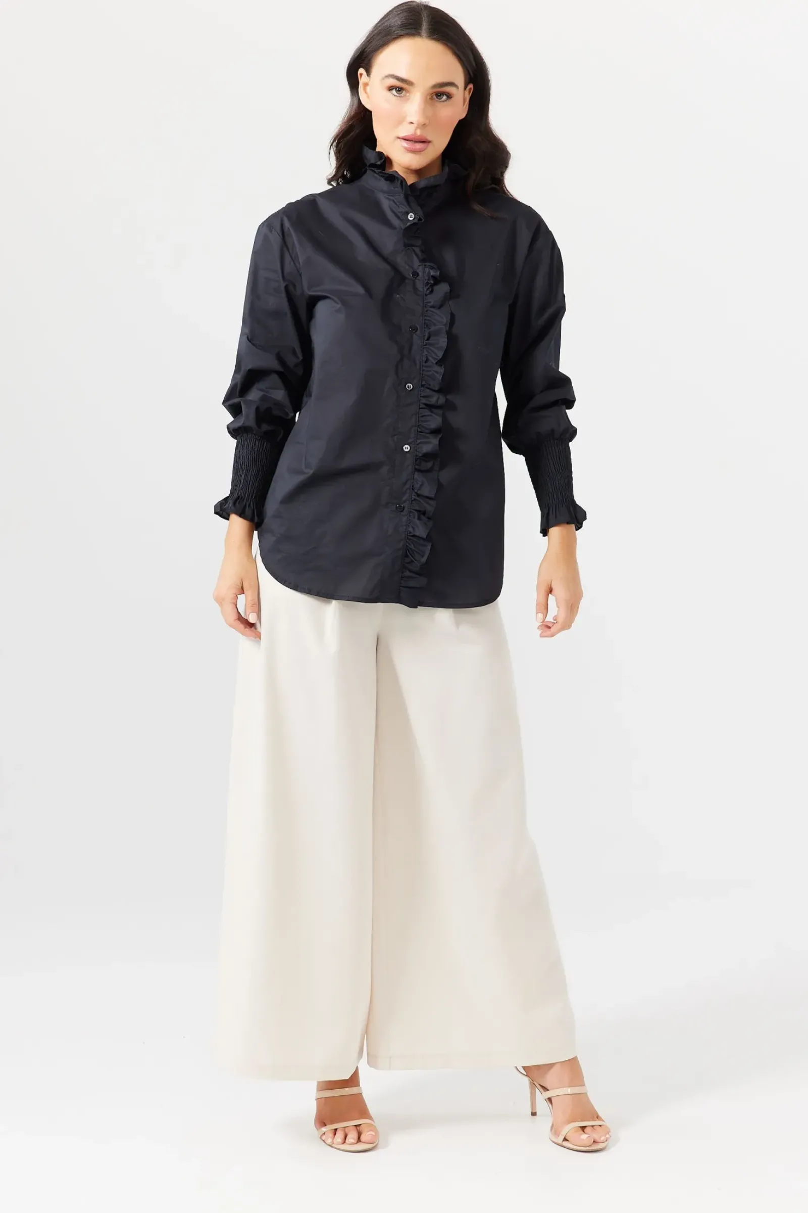 Women Brave & True Brave & True The Countess Shirt - Black