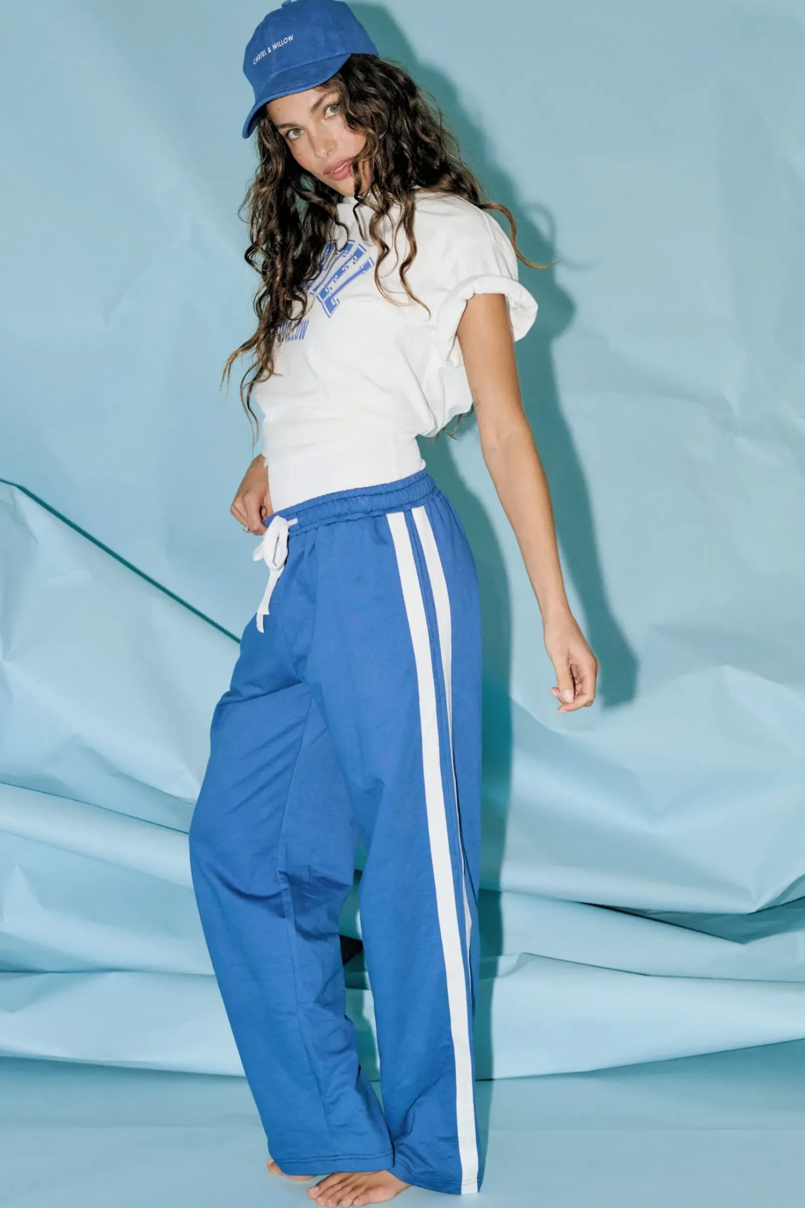 Women Cartel & Willow Cartel & Willow Adelle Pant - Azure