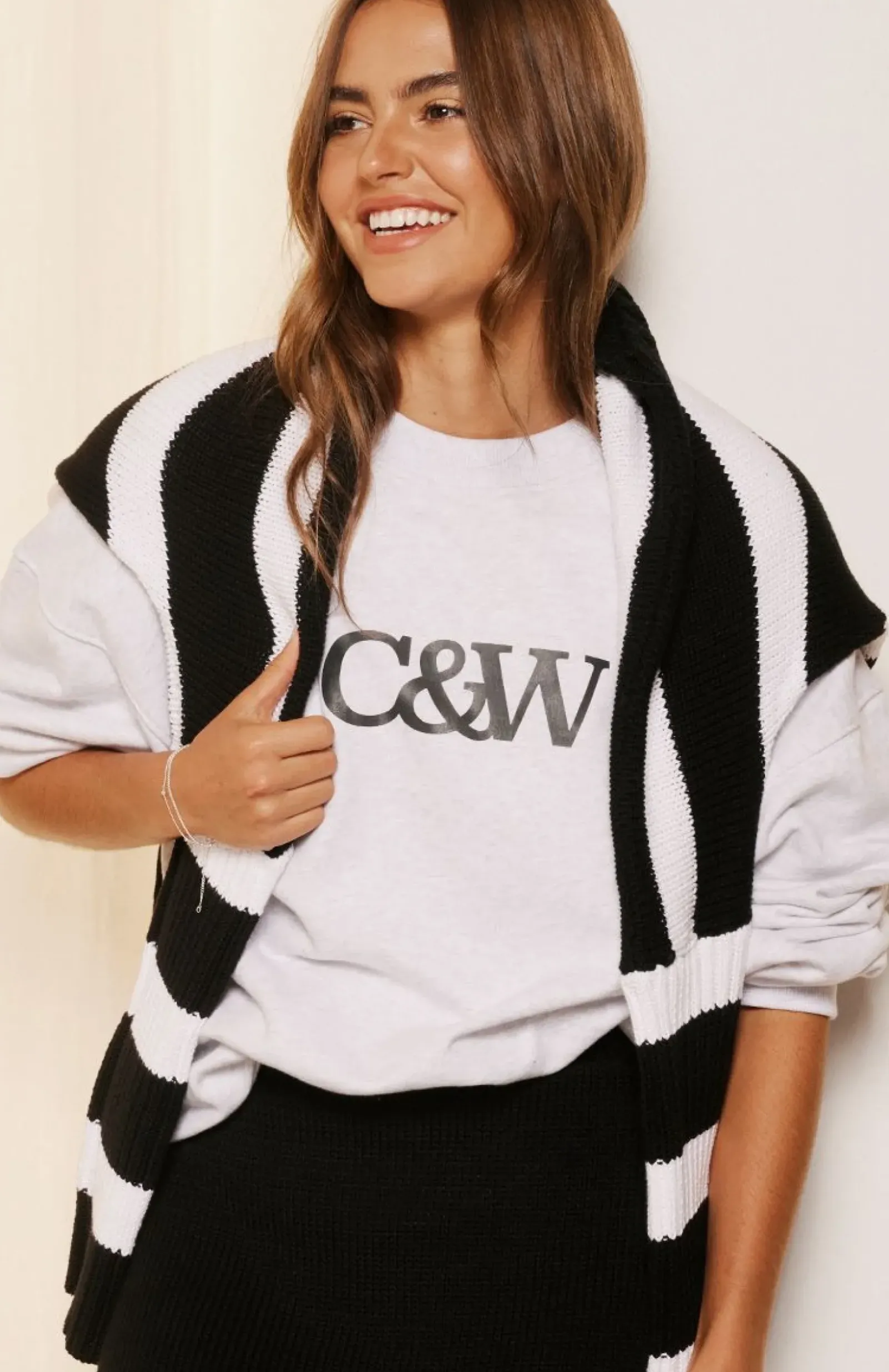 Women Cartel & Willow Cartel & Willow Nina Sweater - Grey Marle