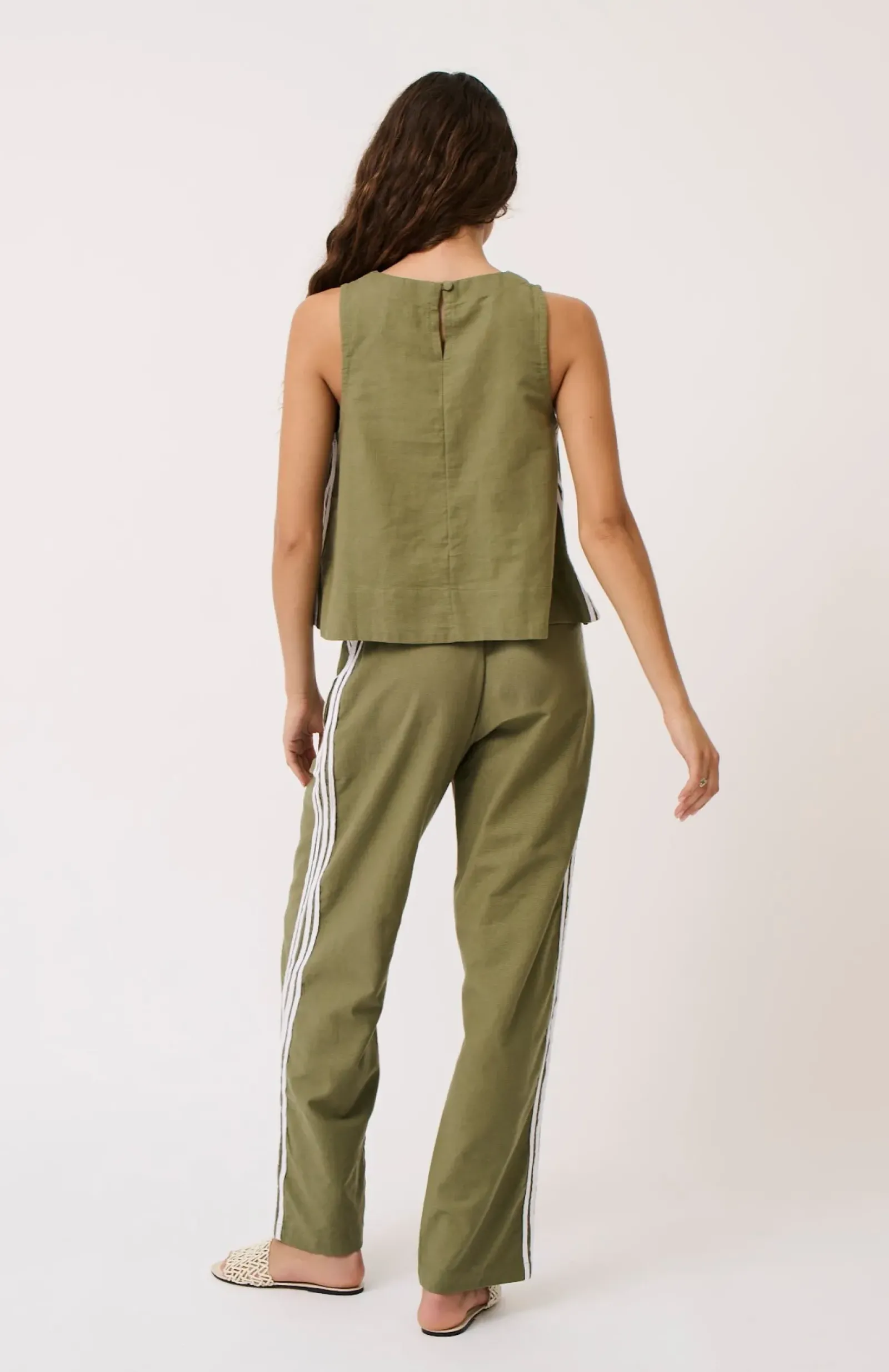 Women Cartel & Willow Cartel & Willow Nora Tank - Palm