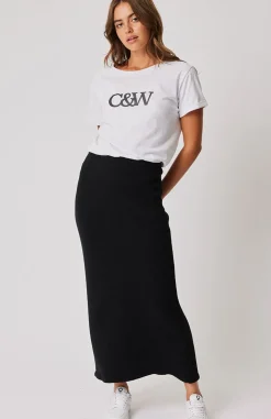 Women Cartel & Willow Cartel & Willow Sammie Knit Skirt - Black