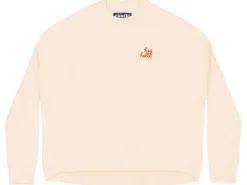 Women Castle and Things Hey Hello Box Sweater - Cream