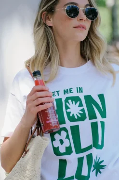 Women Ceres Life Ceres Boyfriend Tee - Honolulu Winter Green