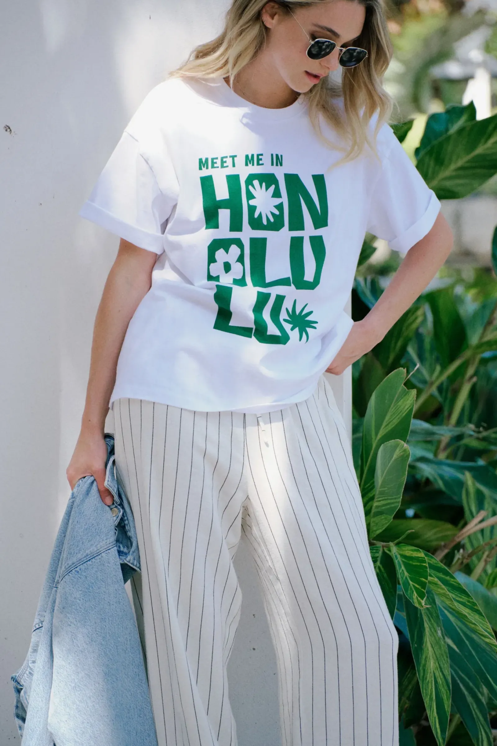 Women Ceres Life Ceres Boyfriend Tee - Honolulu Winter Green