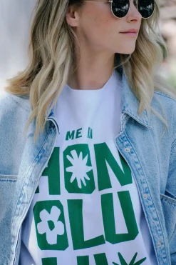 Women Ceres Life Ceres Boyfriend Tee - Honolulu Winter Green