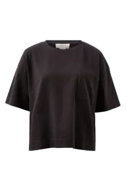 Women Ceres Life Boxy Pocket Tee- Phantom