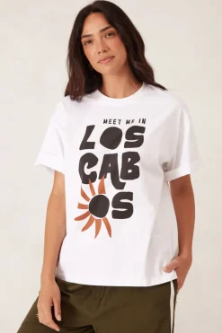 Women Ceres Life Boyfriend Tee - Los Cabos White