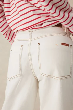 Women Ceres Life Crop Frenchie Jean - Fresh Ecru