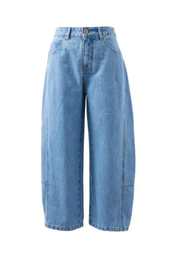 Women Ceres Life Darted Barrel Jean - Vintage Blue