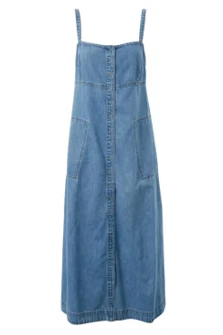 Women Ceres Life Denim Beach Dress - Worn Blue