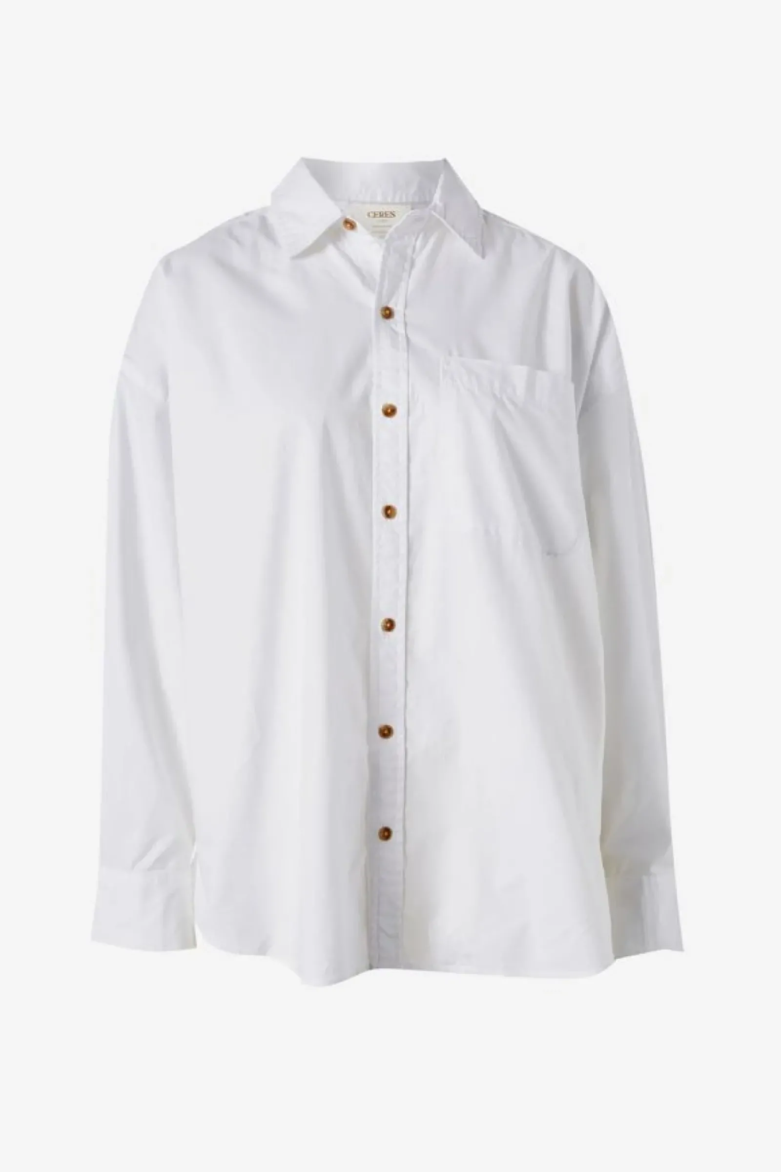 Women Ceres Life Oversized Poplin Shirt - White