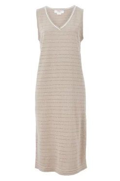 Women Ceres Life Pointelle Sleeveless Knit Dress - String
