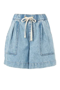 Ceres Life Relaxed Everyday Short - Vintage Blue Denim