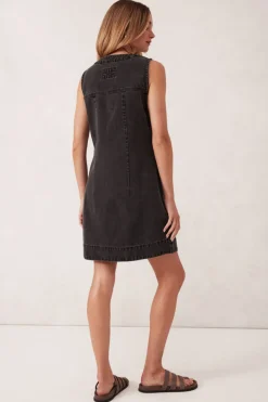 Women Ceres Life Seamed Mini Shift Dress - Vintage Black