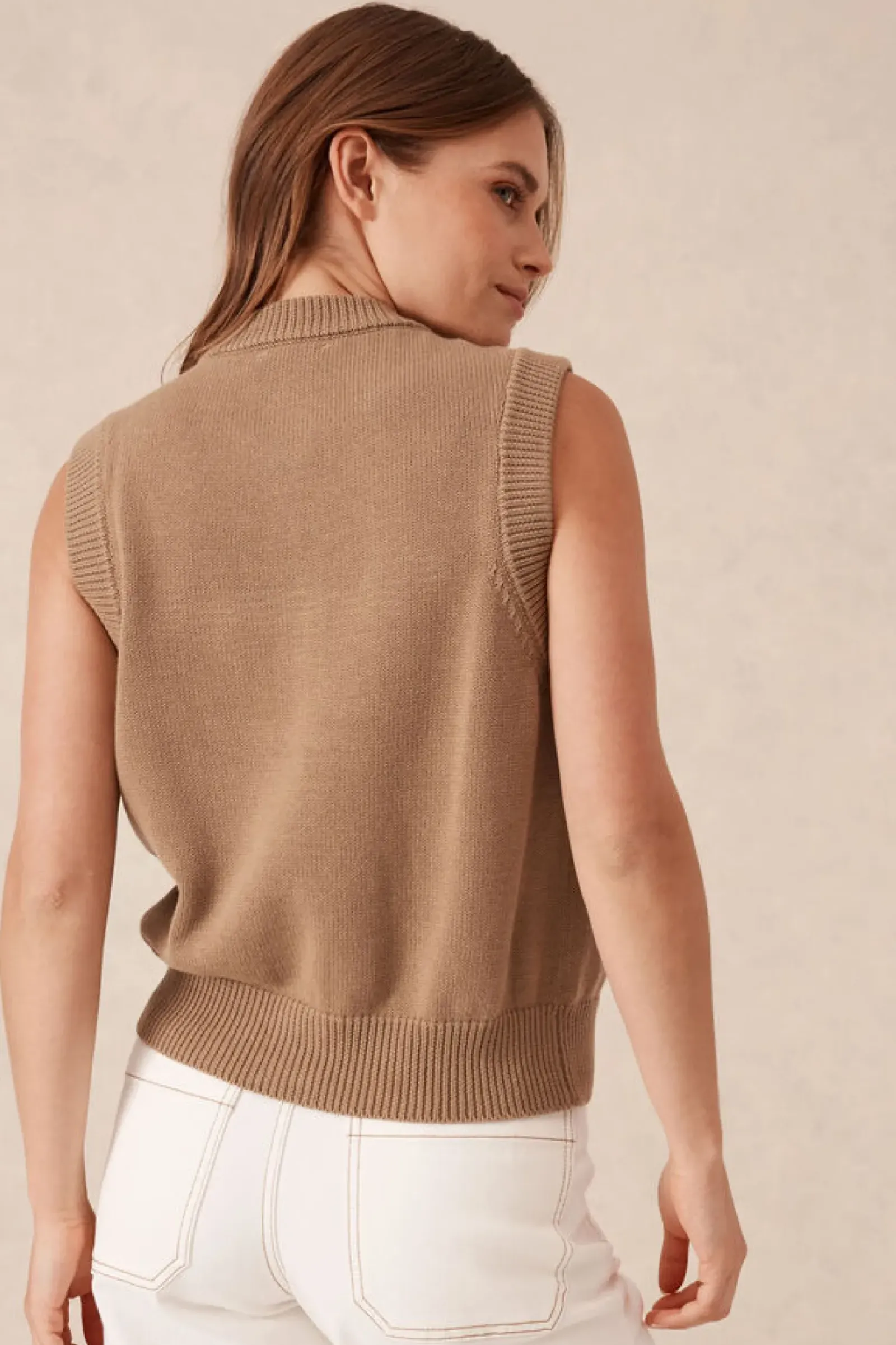Women Ceres Life Sleeveless Cardi - Summer Taupe