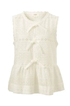 Women Ceres Life Sleeveless Tie Top - White